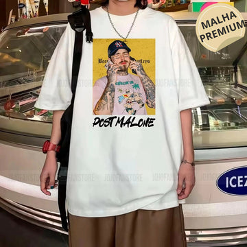 Camiseta Cantor Post Malone Camisa Unissex