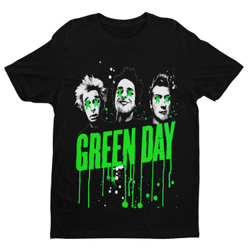 Camiseta Green Day Banda de Rock Blusa Punk